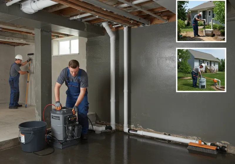 Basement Waterproofing and Flood Prevention process in Lake Station, IN